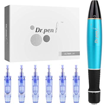 Dr. Pen Ultima A1 Professional Wireless Electric Skin Care Kit Tools, For Face/Acne/Surgical/Burn Scars/Wrinkles/Stretch Marks/Enlarged Pores