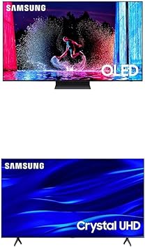 SAMSUNG 55-Inch Class OLED 4K S90D Series HDR  Smart TV (QN55S90D)   65-Inch Class Crystal UHD 4K TU690T Series HDR Smart TV (UN65TU690T)