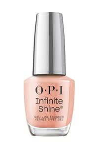 OPI Infinite Shine Long-Wear Dark Crème Finish Opaque Coral Nail Polish, Up to 11 days of wear & Gel-Like Shine, A Sherbert Thing, 0.5 fl oz