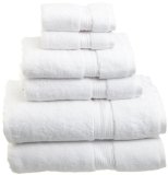 Superior 900 Gram Egyptian Cotton 6-Piece Towel Set White