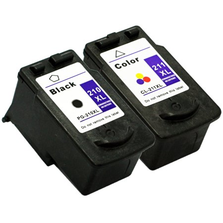 E-Z Ink Remanufactured Ink Cartridge Replacement for Canon PG-210XL & CL-211XL (1 Black, 1 Color) Compatible with PIXMA IP2700 IP2702 MX350 MP495 MX420 MP240 MP280 PMX330 MP480 MP280w MP250 MX320 MX360 MP499 MP270 MX340 MP490 MX410 printer