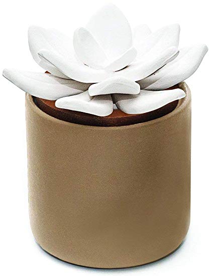 Essential Oil Ceramic Diffuser by Edens Garden - (Use in Home Office & Bedrooms!) (Taupe)