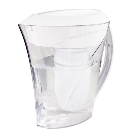 ZeroWater 8-Cup Water Filtration Pitcher, Clear