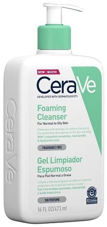 Cerave foaming cleanser 16oz/473ml