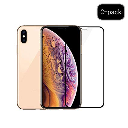 [2-Pack] Screen Protector Designed for iPhone Xs Max,Premium HD,Clarity Edge to Edge Coverage,Easy to Install,[6.5 inch]