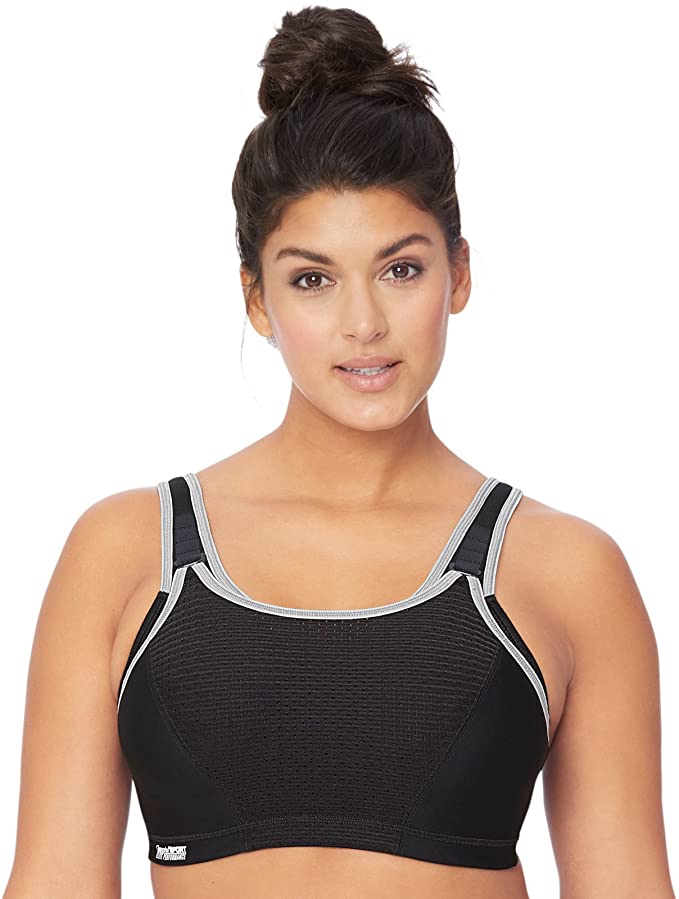 Glamorise Women's Elite Performance Adjustable Wirefree Sport Bra #1167