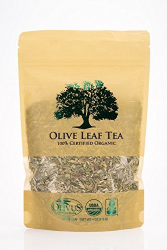Olive Leaf Tea - Loose Leaf 4 oz (113 gm) - Certified Organic