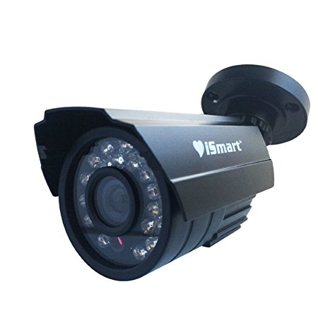 700TVL Color surveillance Camera Weatherproof IP67 Outdoor Bullet Camera w/ 24pcs IR Leds Night Vision Up to 60ft, IR Cut 3.6mm lens NTSC Security System
