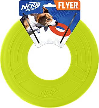 Nerf Dog 10in Atomic Flyer - Green