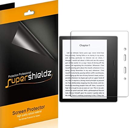 [3-Pack] Supershieldz for Kindle Oasis Screen Protector, (2017 Release) High Definition Clear Shield - Lifetime Replacement