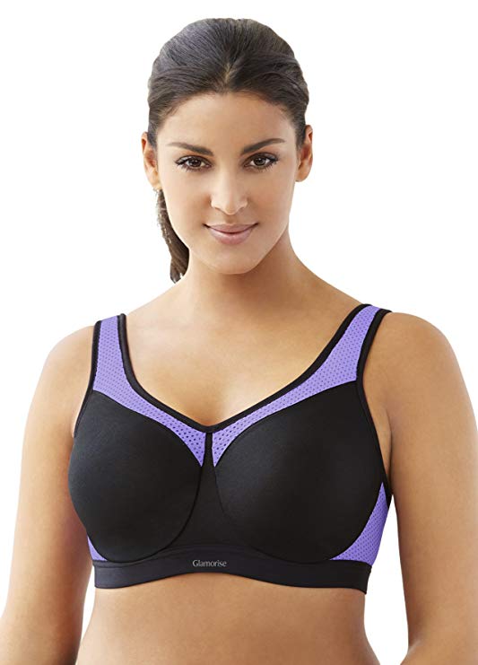 Glamorise Women's Full Figure High Impact Wonderwire Sports Bra #9066