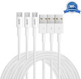 Atill 3Pack 10ft Micro USB High Speed USB 20 A Male to Micro B Sync and Charge Cables for Samsung Nexus HTC Motorola Sony Android Smartphones and More