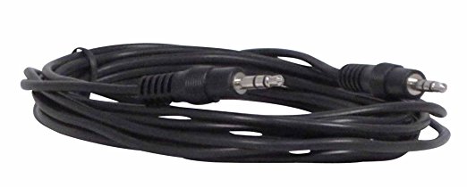 YCS Basics 12 Foot 3.5mm Male to Male Stereo Audio Cable Headphone / Phone / MP3 Cable- For Your Car AUX Port, iPhone, iPod, Smartphone, Tablet