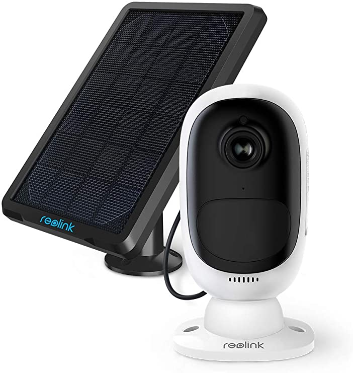 Reolink Wireless Security Camera Outdoor Rechargeable Battery 1080P HD Cloud Storage Starlight Night Vision Motion Detection SD Card Slot | Argus 2 with Solar Panel