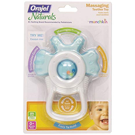 Munchkin Orajel Massaging Teether (Assorted Colors. Color May Vary)