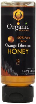 Organic Mountains 100 Pure Raw Honey Orange Blossom 12 Ounce