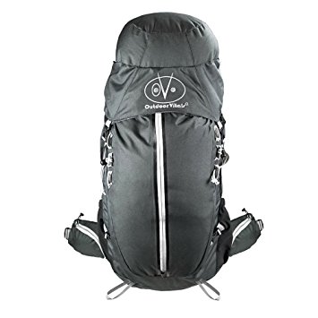 Outdoor Vitals Rhyolite 45-60L Internal Frame Backpack w/ Free Rainfly