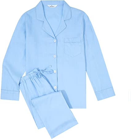 Noble Mount 100% Linen Womens Pajama Set for Summer