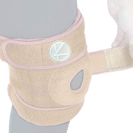 Adjustable Knee Brace Support - Best Plus Size Knee Brace for ACL, MCL, LCL, Sports, Meniscus Tear. Open Patella Knee Brace for Arthritis Pain and Support for Women, Men, Kids