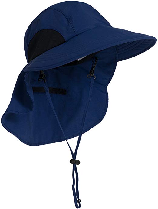 Tuga Adult Unisex Sol Wide Brim Sun Hats - UPF 50  Sun Protection