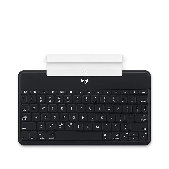 Logi by Logitech Keys-to-Go Keys to go Ultra Slim Keyboard compatible with iPhone/iPad   stand