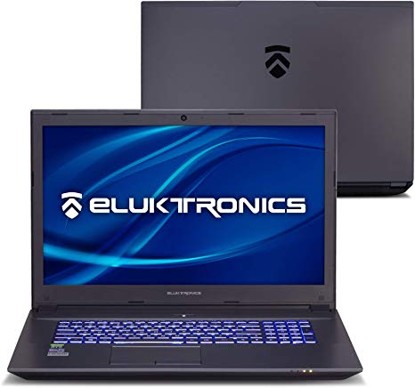 Eluktronics N970TF Desktop Powered CPU Gaming Laptop - NVIDIA GeForce RTX 2070 8GB GDDR6 Intel i5-9400 Hexa Core Processor Win 10 Home 17.3" Full HD 144Hz Display 512GB PCIe NVMe SSD 16GB DDR4 RAM