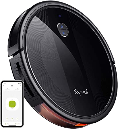 KYVOL Cybovac E20 Wi-Fi Connected Robot Vacuum Cleaner, Works with Alexa, 2000Pa Suction, 150Min Runtime & Self Charging, Smart Sensor, Ideal for Hard Floor, Carpet & Pet Hair