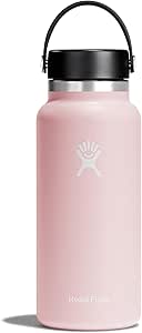 Hydro Flask - Wide Mouth - Gourde Isotherme 946 ml (32 oz) - Bouteille Inox à Isolation Sous Vide - Bouchon Antifuite et Revêtement par Poudre - Sans BPA - Ouverture Large - Trillium