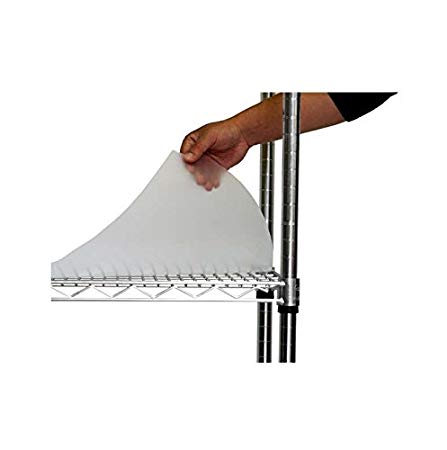 TRINITY 48" x 18" Shelf Liner (4 Pack), Frosted Clear