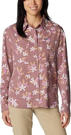 Columbia Women's Silver Ridge Utility Patterned Long Sleeve Shirt