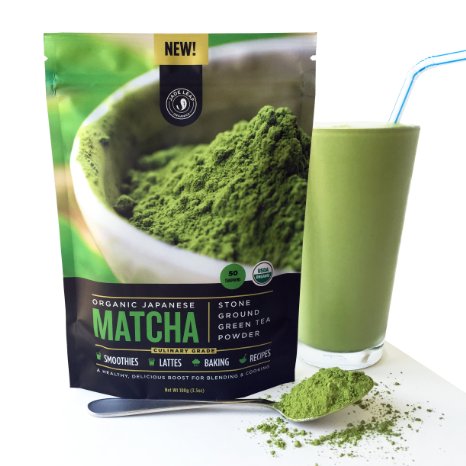 Jade Leaf - Organic Japanese Matcha Green Tea Powder Classic Culinary Grade For Blending and Baking - 100g Value Size