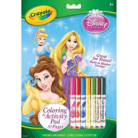 Crayola Disney Princess Coloring and Activity Book with Markers