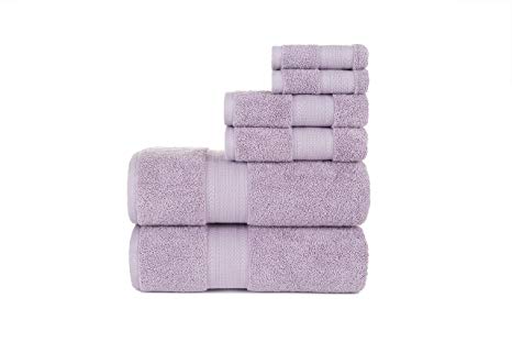 Baltic Linen Endure Luxury Super Soft 6 Piece Bath Towel Set Lilac