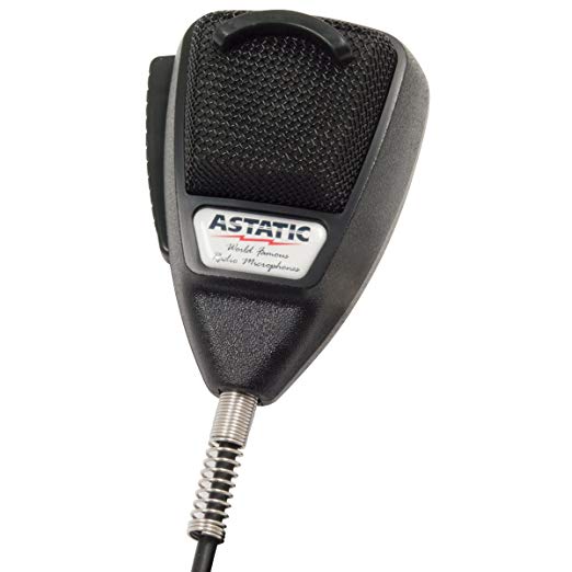 ASTATIC 302-10001 4-Pin Noise-Cancelling Microphone (Black)