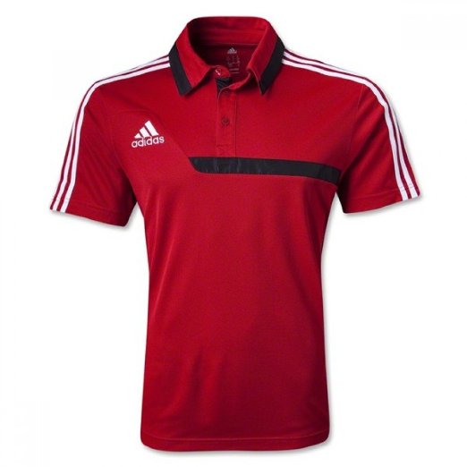 adidas Tiro 13 CL Polo, Red/White/Black, Size Adult M