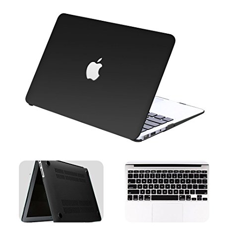 Bodyguard MacBook Retina15 case,Plastic Hard Case with Keyboard Cover for Apple MacBook Retina 15 inch(A1398),Black