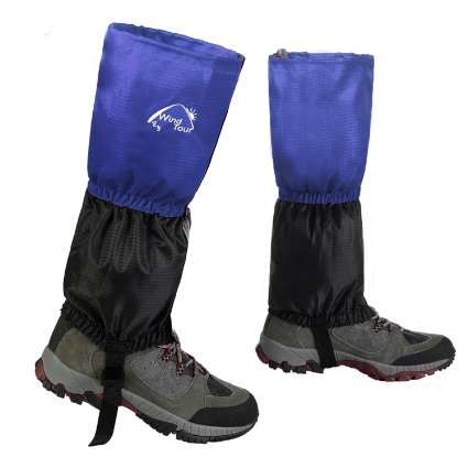InnoLife Unisex Waterproof Snowproof Outdoor Hiking Walking Gaiters Climbing Hunting Snow Legging Leg Cover Wraps
