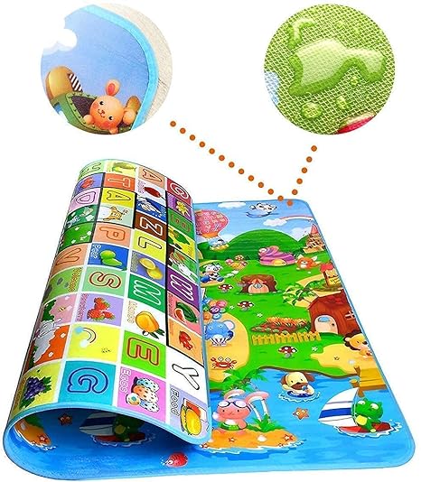 Sorbus Play Mat Baby Double Sided Waterproof Baby Mat Carpet Crawl Play Mat Kids Infant Crawling Play Mat Carpet Baby Gym Water Resistant Baby Play & Crawl Mat (Multicolor Baby Play Mat) Brand