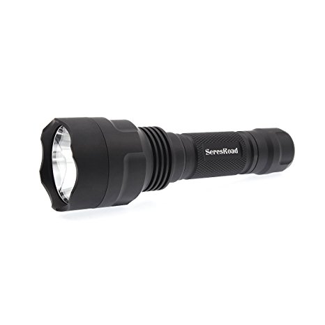 SeresRoad Ma02 Max 900 Lumens Handheld Flashlight Cree XM-L2 LED Torch High/Mid/Low/Moonlight for Cycling Biking Camping Hiking Hunting