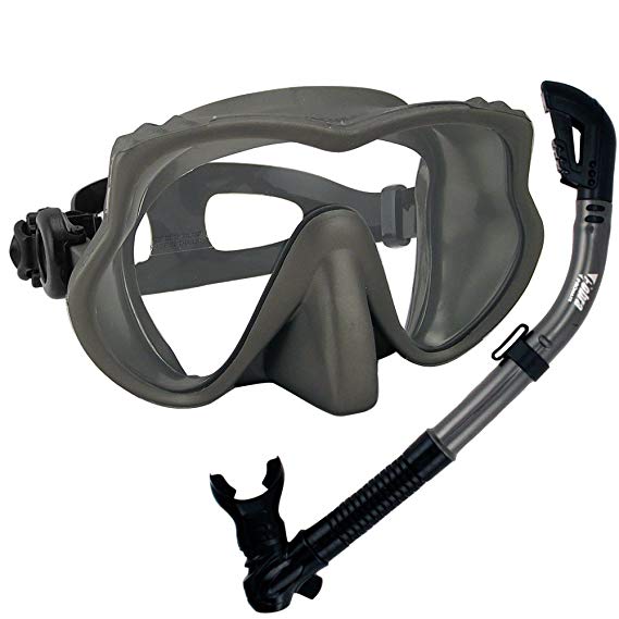 Promate Snorkeling Scuba Diving Frameless Mask Snorkel Gear Set/ SCS0039