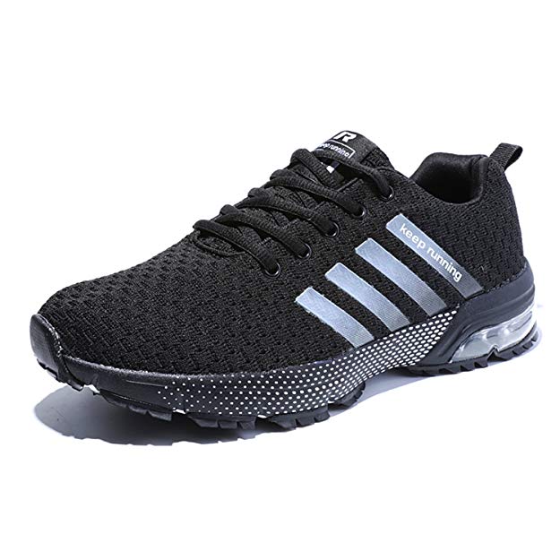 Kuako Men Women Running Shoes Air Trainers Fitness Casual Sports Walk Gym Jogging Athletic Sneakers