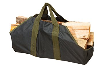 Heavy Duty Canvas Firewood Log Tote By SC Lifestyle