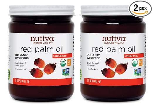 Nutiva Red Palm Oil 15 Ounce Pack of 2