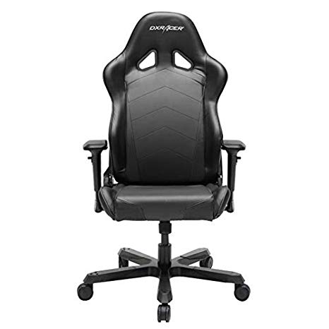DXRacer Tank Series DOH/TS29/N Big and Tall Chair Racing Bucket Seat Office Chair Gaming Chair Ergonomic Computer Chair Esports Desk Chair Executive Chair Furniture with Pillows (Black)