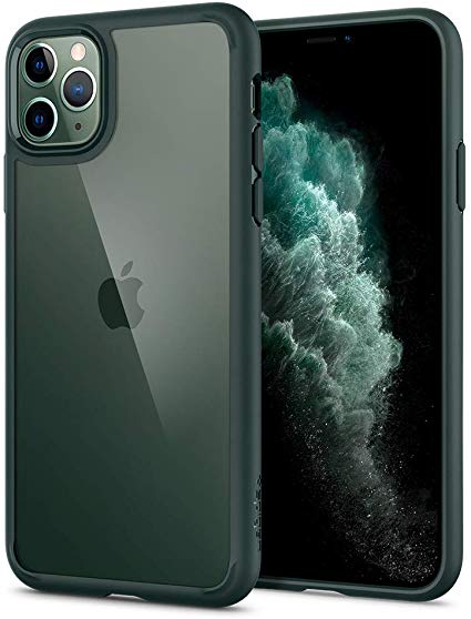 Spigen Ultra Hybrid Designed for Apple iPhone 11 Pro Max Case (2019) - Midnight Green