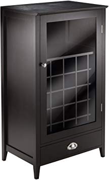 Winsome Wood 25-Bottle Slot Modular Bordeaux Wine Cabinet