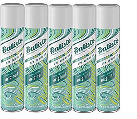 Batiste Dry Shampoo, Original Fragrance, 5 CT