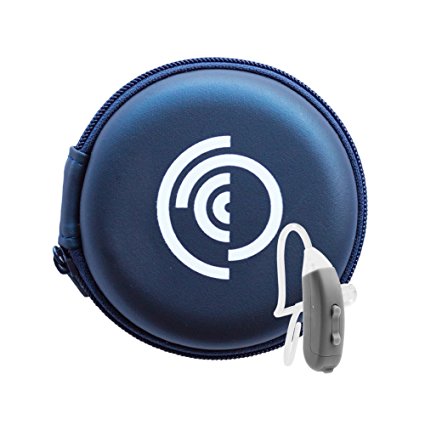 Cutting-Edge Empower Hearing Amplifier Gives You Clean Amplified Sound. Nearly Invisible Behind Ear. Hear Conversations with Help of Advanced Processing Aids in Hearing, Gray, Left Only