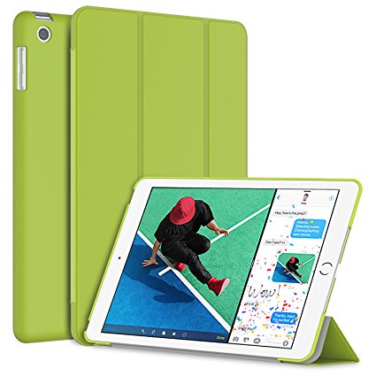 New iPad 2017 iPad 9.7 Case, JETech Slim-Fit Smart Case Cover for Apple the New iPad 9.7 Inch 2017 Model Lightweight with Stand and Auto Wake/Sleep (Green) - 3050C