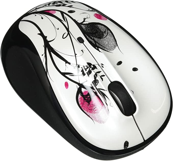 Logitech - M325 Wireless Optical Mouse - Fingerprint Flowers